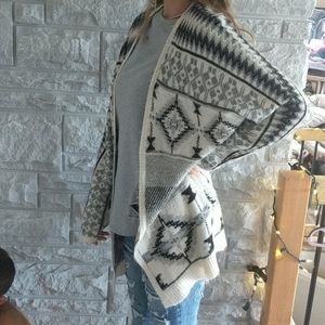 Oversized Aztec Aeropostale cardigan